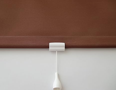 Verdunkelungsrollo Springrollo Mittelzugrollo Schnapprollo Rollo Cappuccino Braun Schoko Mocca Breite 60-200 cm Länge 180 cm 