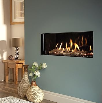Kinder Eden He Glass Fronted Gas Fire Amazon Co Uk Diy Tools