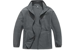 KAIDER Women's Plus Size Polar Fleece Jacket Lightweight Full Zip Soft Polar Classic Outdoor Recreation Jacket