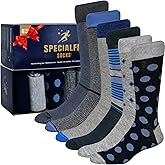 Diabetic socks for men, Non binding cotton socks, Extra Wide Socks,Premium Diabetes care,Soft Neuropathy socks, 6 Pairs