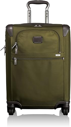 tumi green luggage