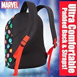 Marvel Spider-Man Backpack Kids Teens Rucksack School Bag Black AOP view 7