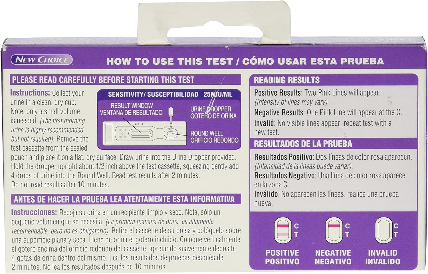 Amazon Com New Choice Pregnancy Test 99 Accurate Health