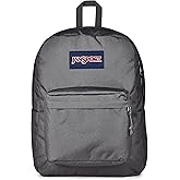 JanSport 26L Superbreak One &ndash; Durable Backpack, Smokey Grit | Compact Rucsack, Lightweight Daypack for Travel with Padded Straps