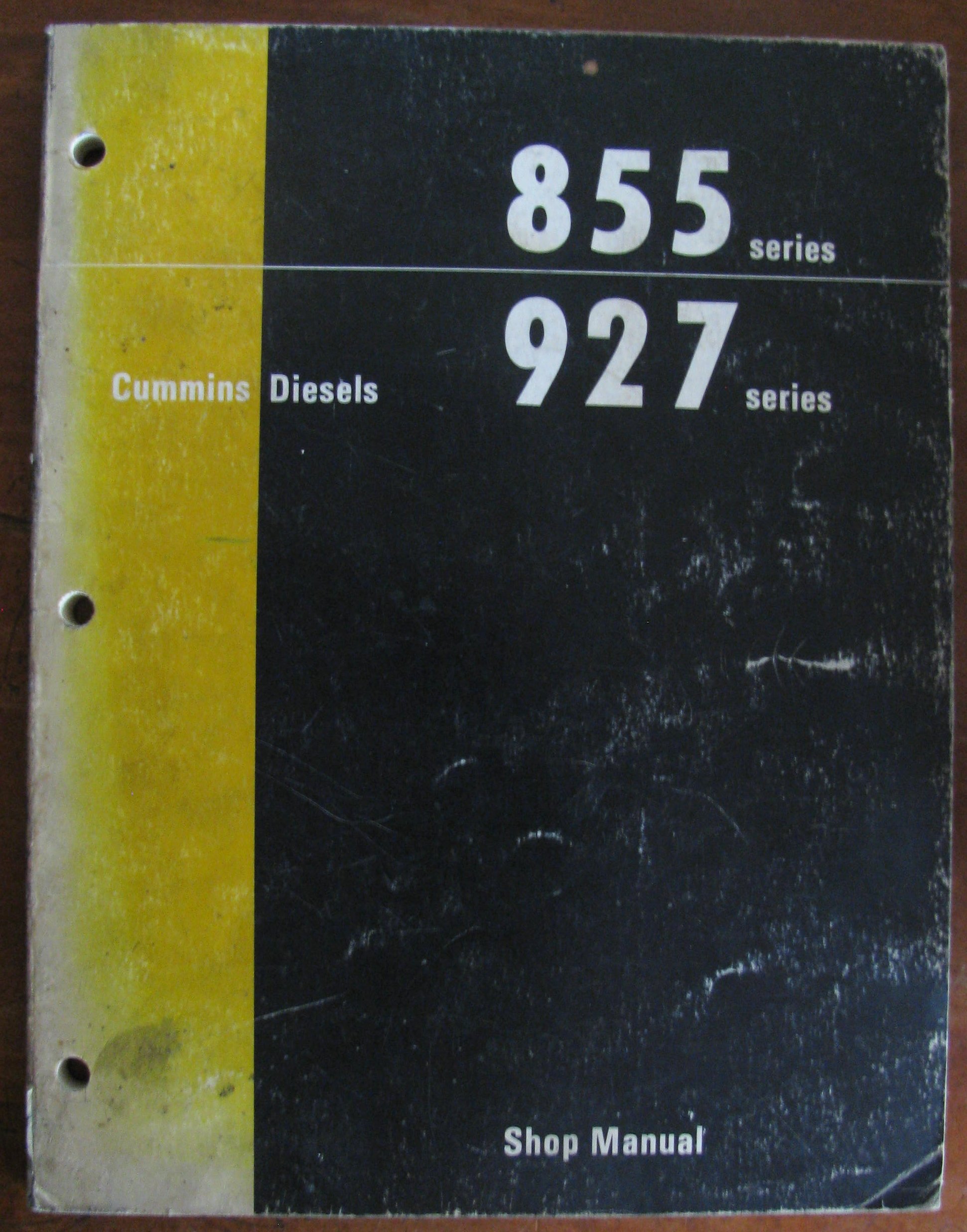 Cummins Engines 855 and 927 C.I.D. Shop Manual Paperback – 1972