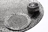 Penguin Home Handcrafted Glass Beaded Placemats Coasters Napkin Rings Set 18 view 2