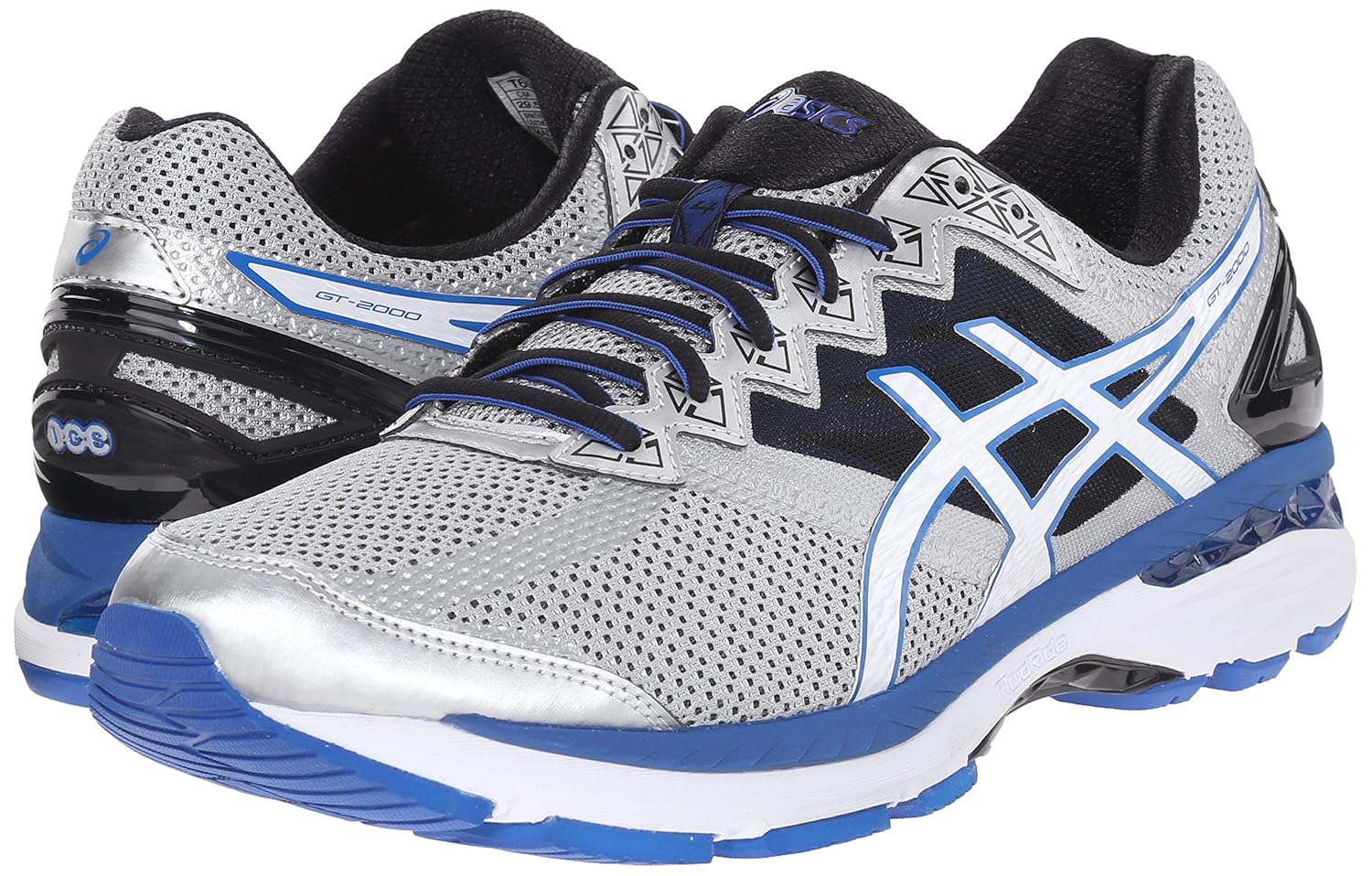 asics gt 2000 uomo argento