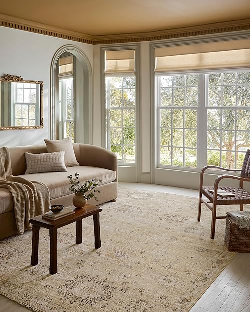 Loloi Magnolia Home by Joanna Gaines Pace Collection PAC-05 Apricot/Multi 7'-10" x 10' Area Rug