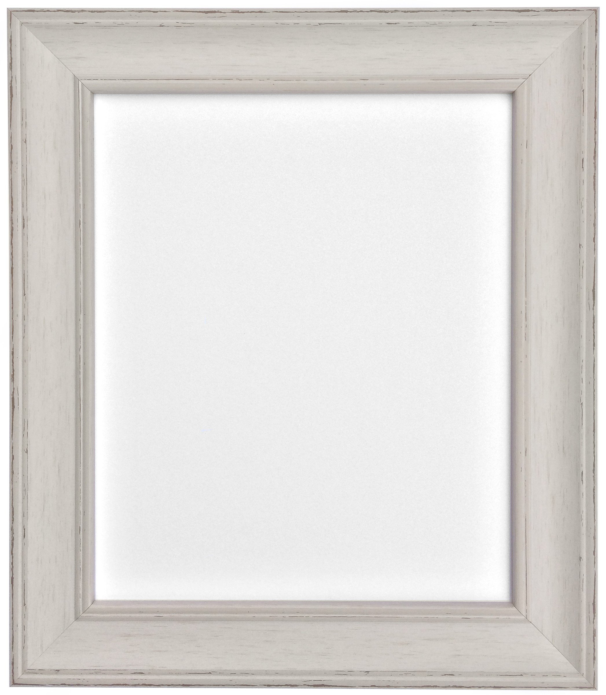 FRAMES BY POST Scandi Vintage Distressed Ivory Grey Picture Photo Frame 9 x 6 inch — image 1