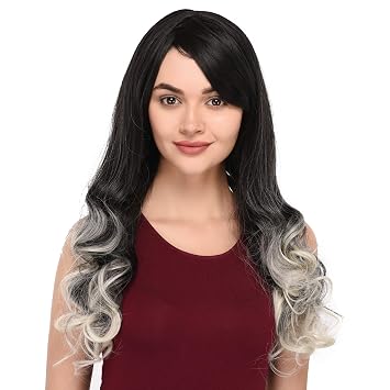 Sourire By Crz Long Hair With Soft Curls Edges And Bangs For Women