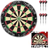 Target Darts Rift Dartboard Set | Steel Tip Dart Board | Staple-Less Wire | Includes Two Sets of 17G Darts | Complete Starter Set | Includes 1 Month of DartCounter App