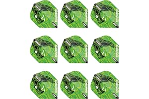 Red Dragon Snakebite Ionic Dart Flights - 3 Sets Per Pack (9 Dart Flights in Total)