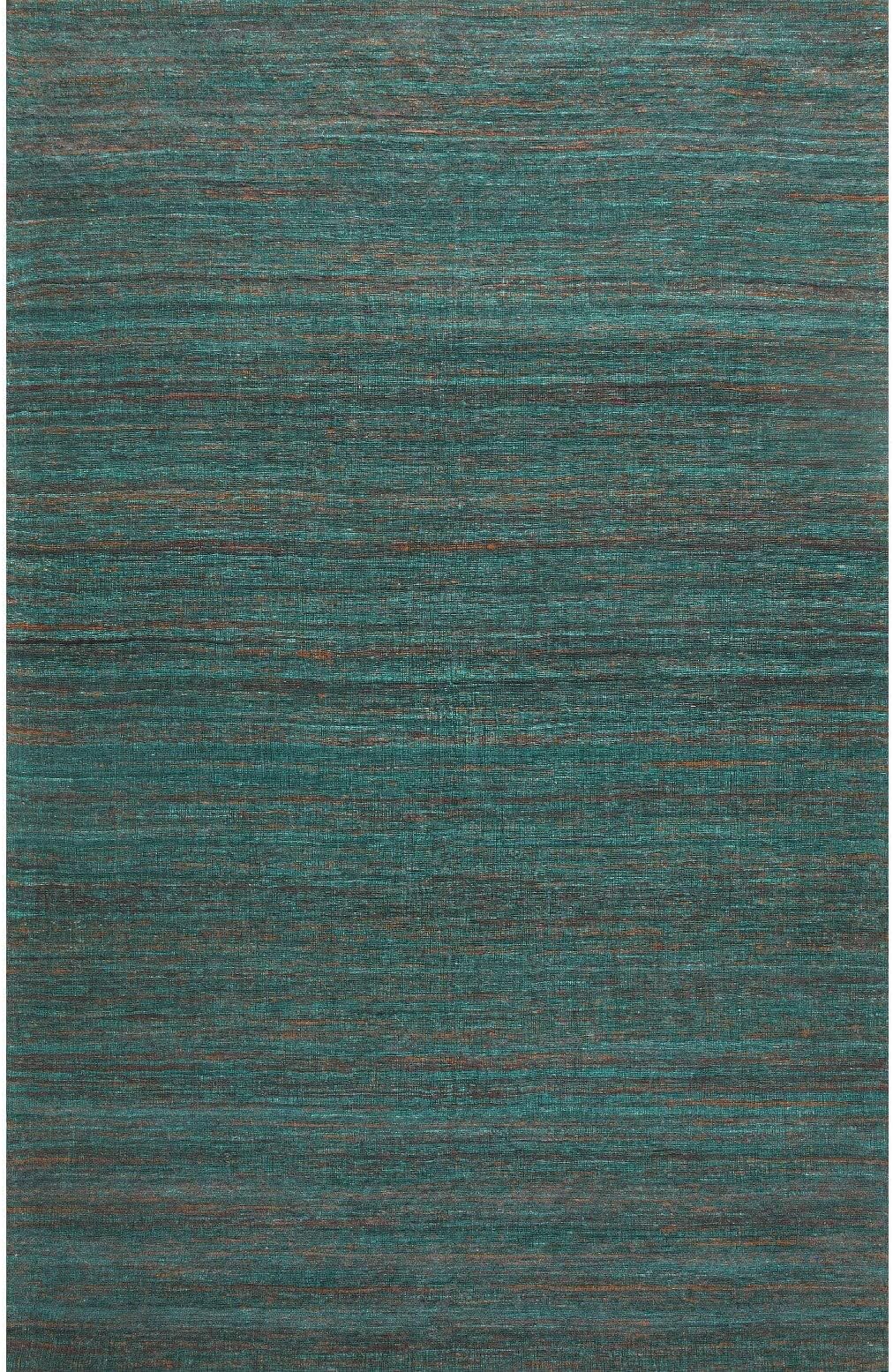 ABC Accent Handmade Textured Sari Silk Jade Green Rug