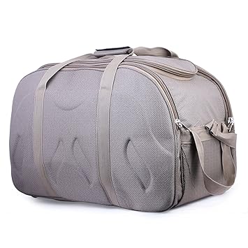 Bags Bazar Polyester 35 L Brown Soft Sided Travel Trolley Duffle Bag (20x8x14 Inch)