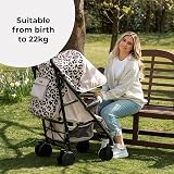 My Babiie MB51 Dani Dyer Leopard Lightweight Stroller view 5