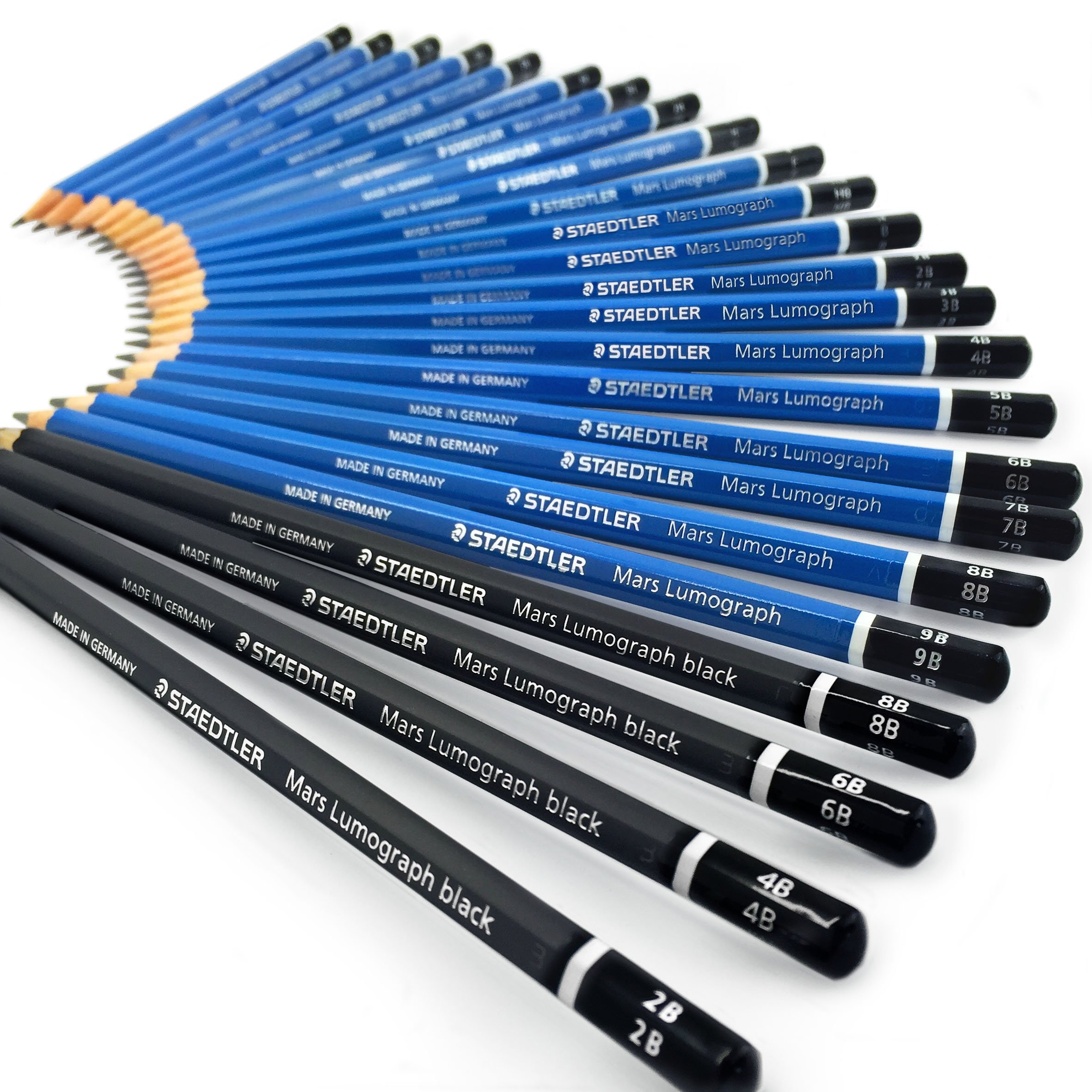 Lumograph Staedtler Mars Assorted Degrees Pencil (Pack of 24)