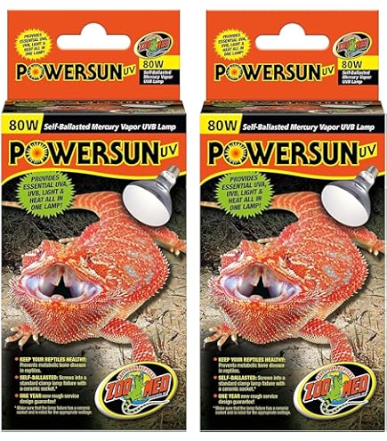 Amazon.com: Zoo Med PowerSun UV Mercury Vapor Lamps 160 Watts (2