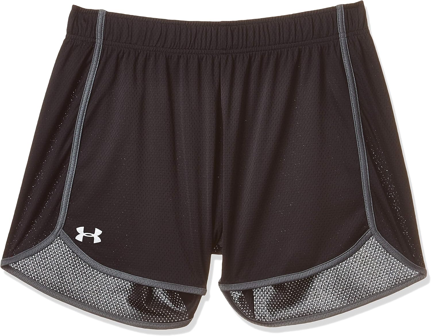 Under Armour Women's Tech Mesh 5Inch Shorts , Black (001