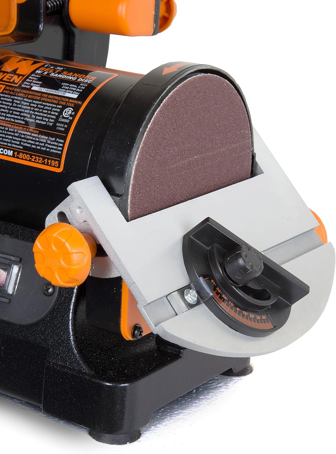 WEN 6515T 1 in. x 30 in. Belt Sander with 5 in. Sanding Disc: Home Improvement