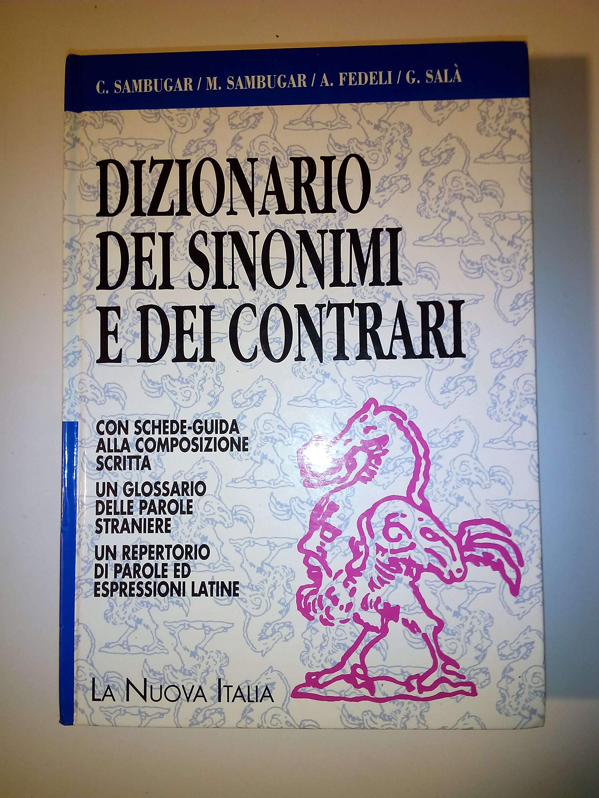 Amazon It Dizionario Dei Sinonimi E Dei Contrari Sambugar Libri
