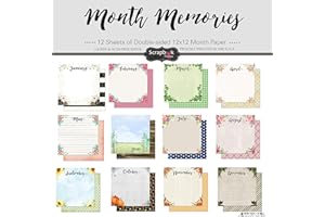 Scrapbook Customs Month Memories Scrapbook Kit