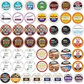 Crazy Cups Perfect Samplers Dark Roast Coffee Pods Variety Pack Sampler, Assortment Of Extra Bold Single Serve Pods For K Cup Brewers, 50 Count