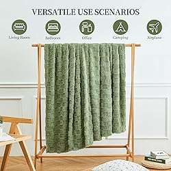 Aganear Fleece Blanket Queen Size - Plush Cozy Soft