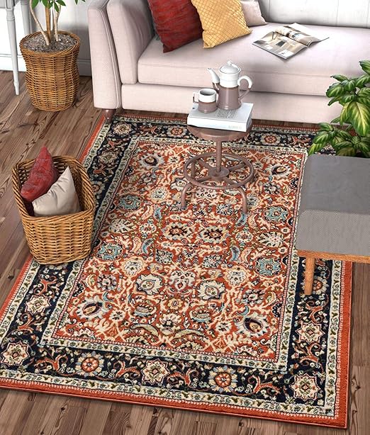 Amazon Com Well Woven Darya Terracotta Orange Modern Sarouk Area