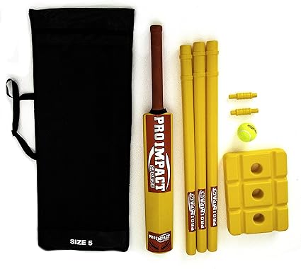 Amazon Com Pro Impact Cricket Sets Beach Plastic Cricket