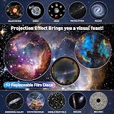 Mexllex 13 in 1 Galaxy Projector Planetarium with 12 Discs USB Powered view 2