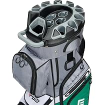 PGM Golf Cart Bag with 14 Way Organizer Divider Top, Premium Cart