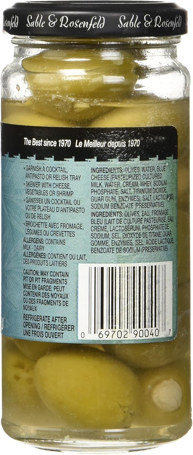 Sable Rosenfeld Blue Cheese Olives 250 Milliliter Amazon Ca Grocery
