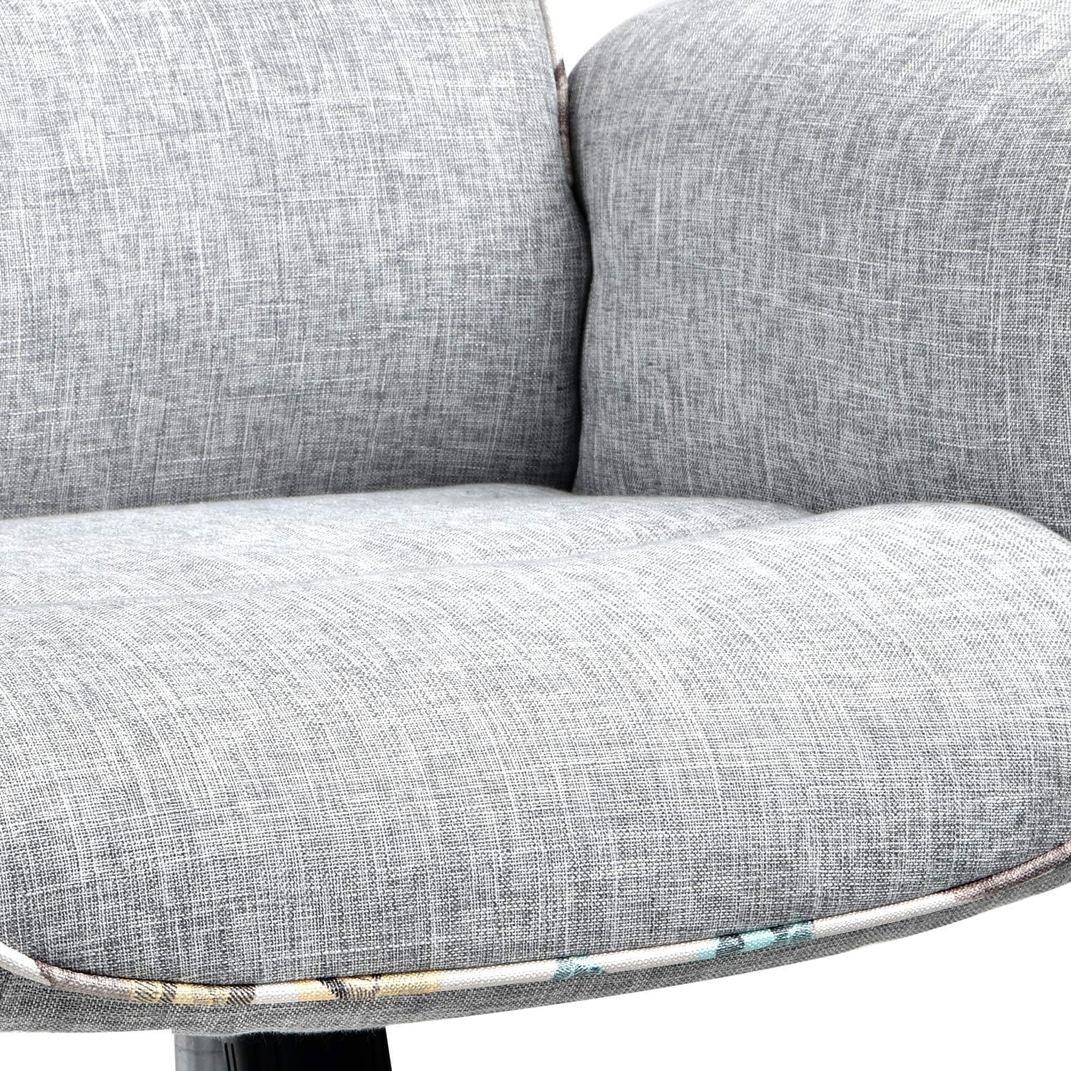 ComHoma Home Office Desk Chair Modern Fabric Upholstered Classic Adjustable Mid-Back Ergonomic Executive Conference Chair Gray,: Kitchen & Dining