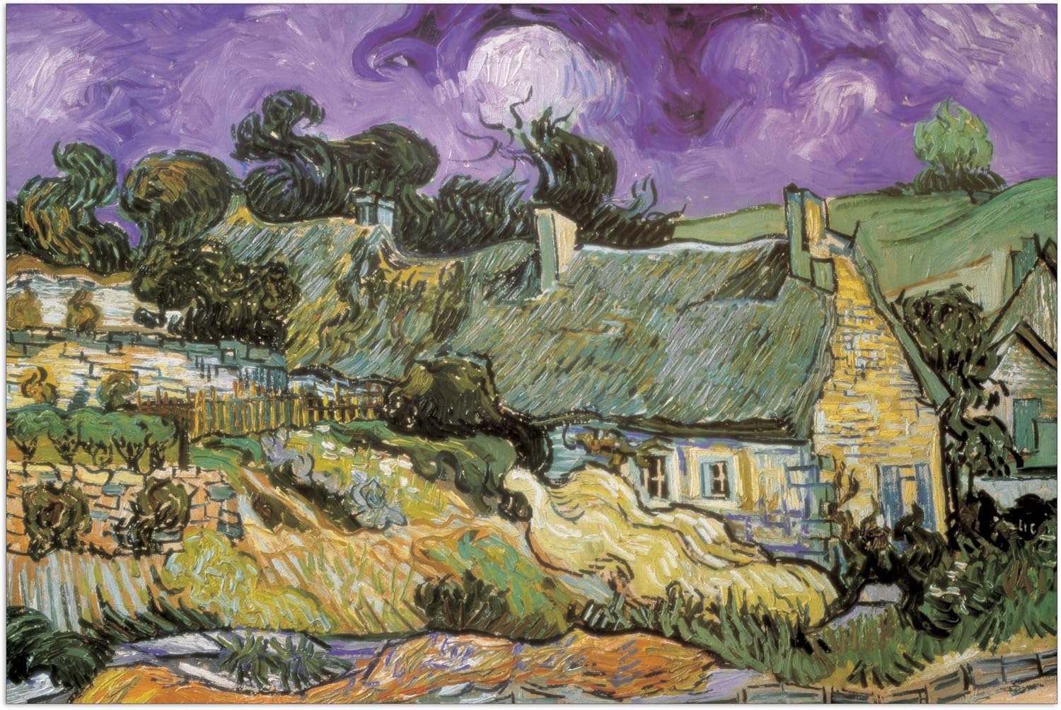 Artopweb Van Gogh Chaumes De Cordeville À AuversSur Oise Decorative