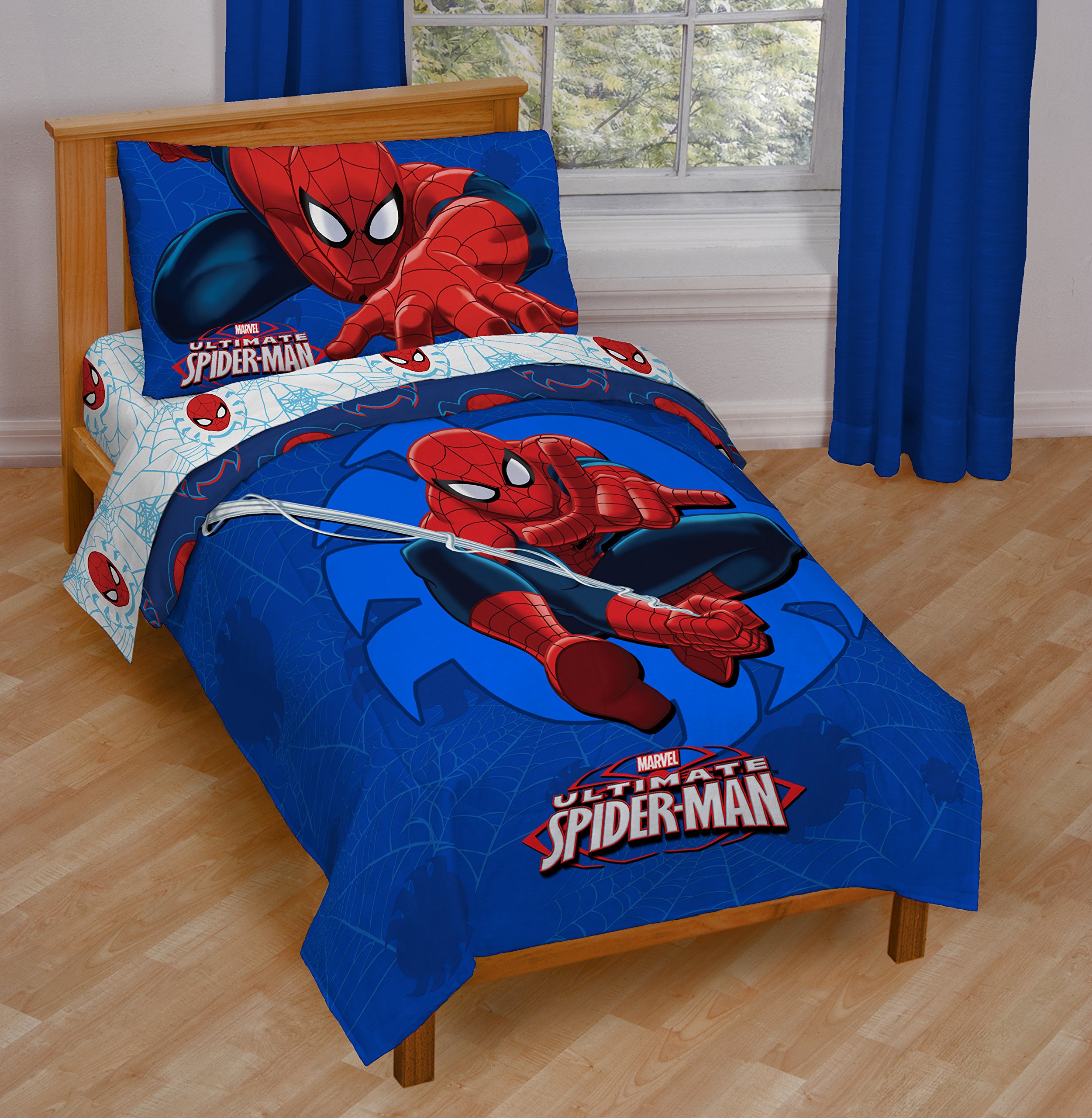 spiderman cot bed set