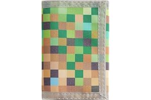 Nitort Wallet, Canvas Outdoor Sports Wallets for Kid, Lovely Wallet with Zipper for Kids- Front Pocket Wallet with Magic Sticker