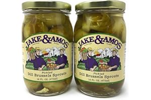 JAKE AND AMOS Jake & Amos Dill Brussel Sprouts, 1 Pound (Pack of 2)
