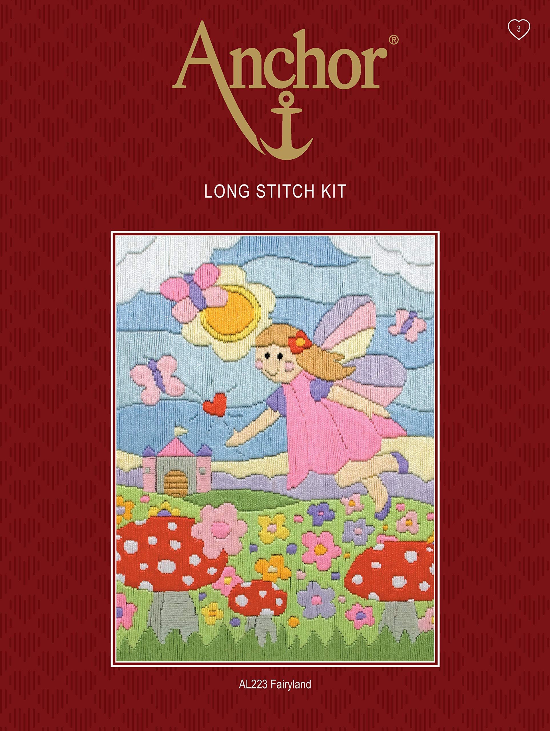 Anchor 1-Piece Longstitch Fairy Land, Multi-Colour