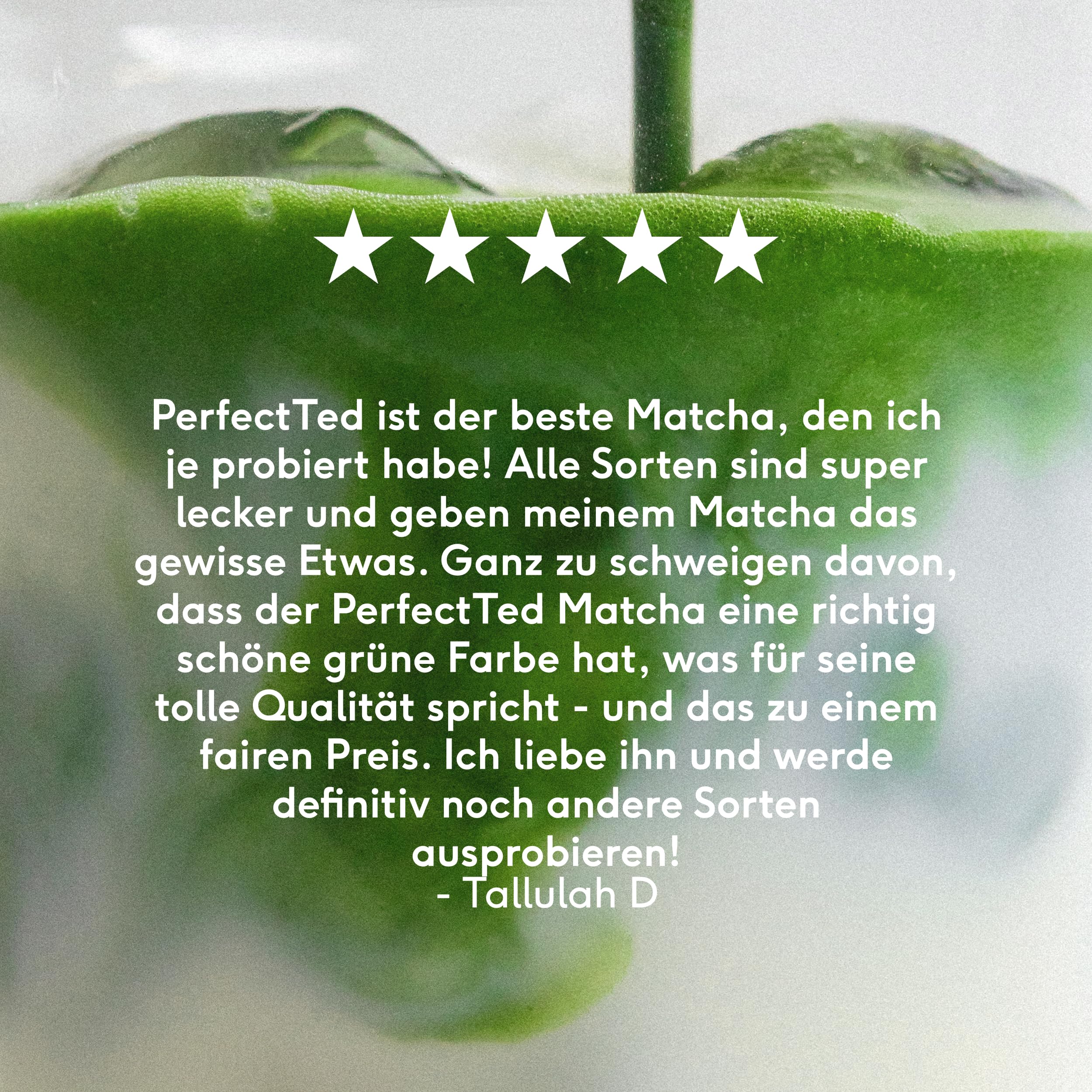 Perfect Ted Original | 60 Nespresso®-kompatible Kapseln | Matcha-Pulver in zeremonieller Qualität | Für Matcha Latte | Japanischer Herkunft 7