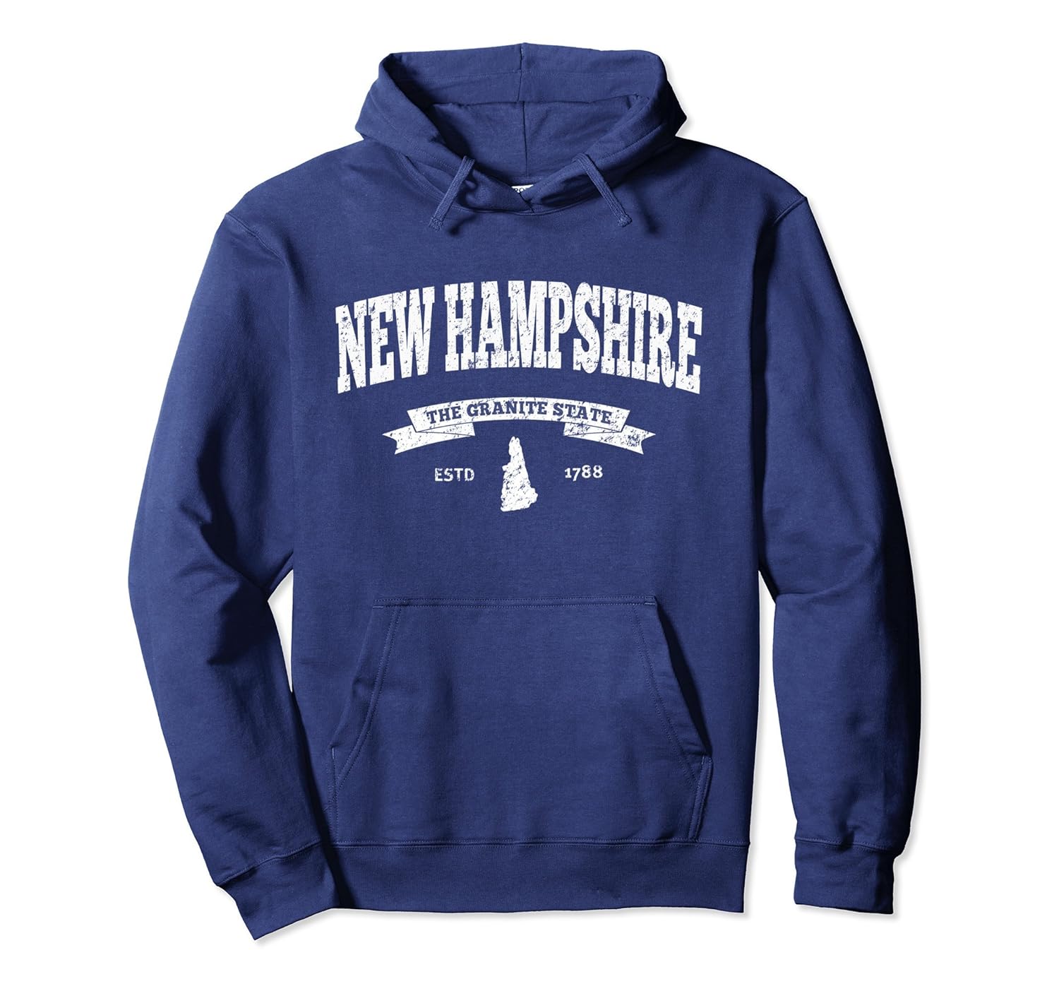 New Hampshire Hoodie. Vintage New Hampshire Sweatshirt Retro4LVS 4loveshirt