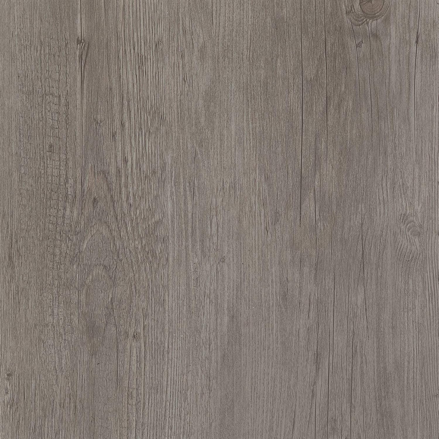 FloorPops FP3320 Ashwood Peel & Stick Floor Tiles, Grey, 12"L x 12"W x 0.06"T, 12\L x 12\W x 0.06\T