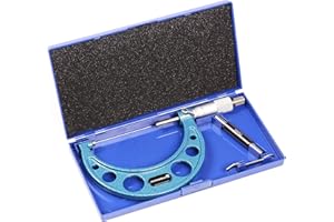 WONDERSUNM Outside Micrometer 3-4" Measuring Range,0.0001" Graduation for Machinists,Professional Precision Tool for Accurate Measurements