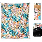 Nomadix Festival Blanket - Perfect for Picnics, Camping, & Lawn Seating - Plush Top & Water Resistant Base - Made with Post Consumer Recycled Materials - Jungle - 60x72