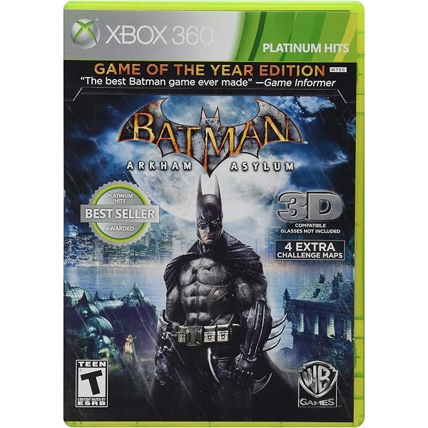 Batman: Arkham City Game Of The Year Edition - Microsoft Xbox 360 (No Manual, Good Condition)