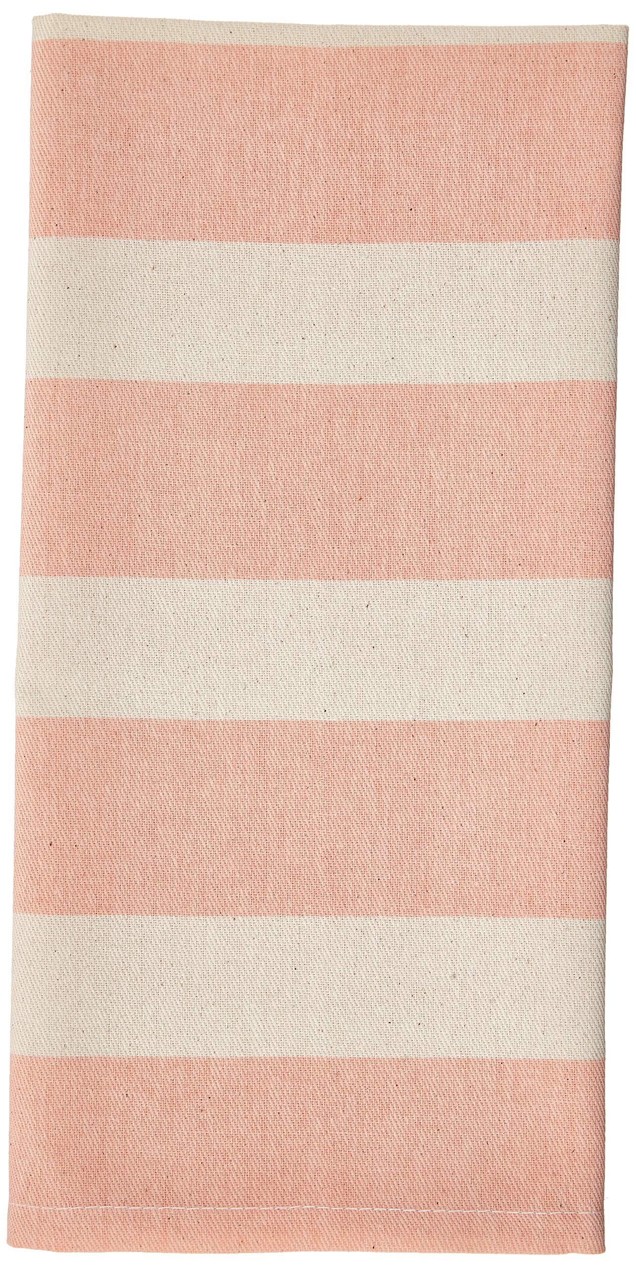 MI CASA My Home Kitchen Towel 50 x 70 Coral Stripes