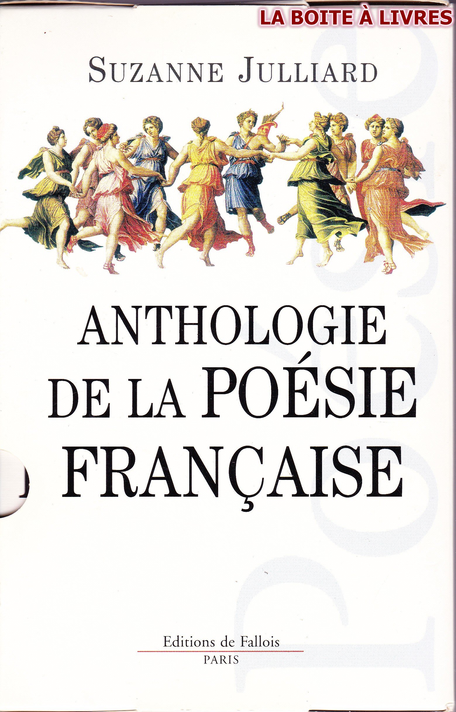 Amazonfr Anthologie De La Poésie Française Suzanne - 