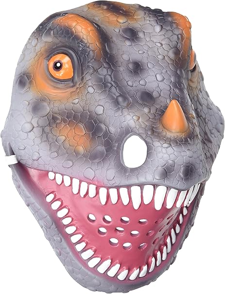 Amazon Co Jp D6501 2 恐竜マスク子供サイズ灰 ホビー 通販