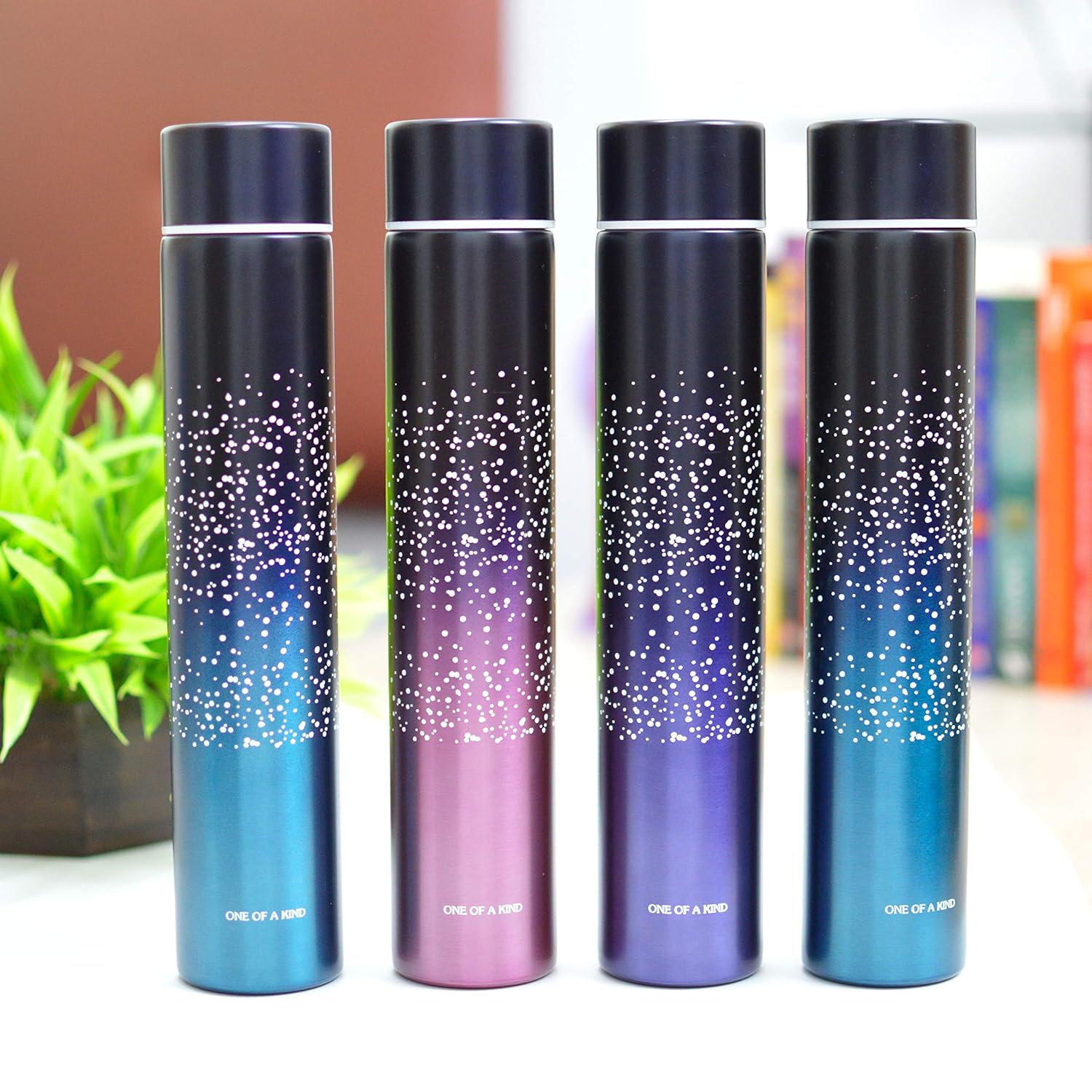 purple thermos water bottle