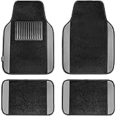 FH Group Automotive Floor Mats – Universal Fit Premium Carpet Car Mats with Driver Heel Pad, Full Set for Cars, SUVs & Trucks