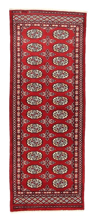 Pakistan Buchara 2ply Teppich 65x170 Orientalischer Laufer